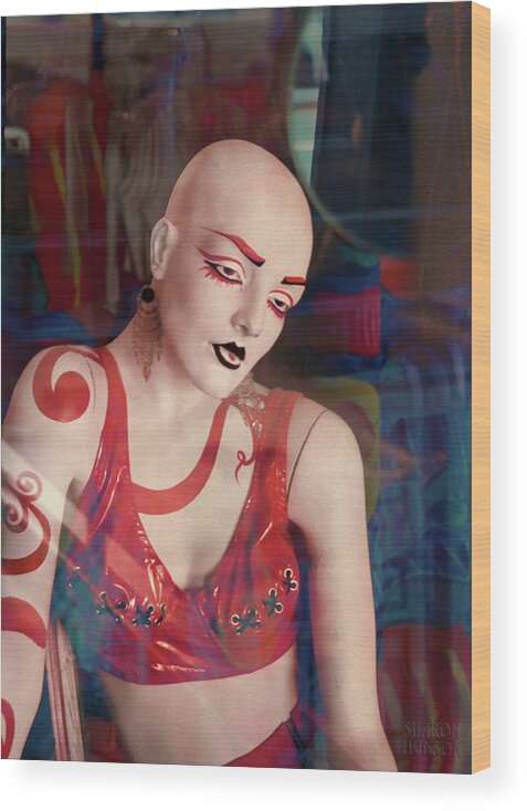 Mannequin Wood Print featuring the photograph mannequins photographs - Whatever You Want by Sharon Hudson