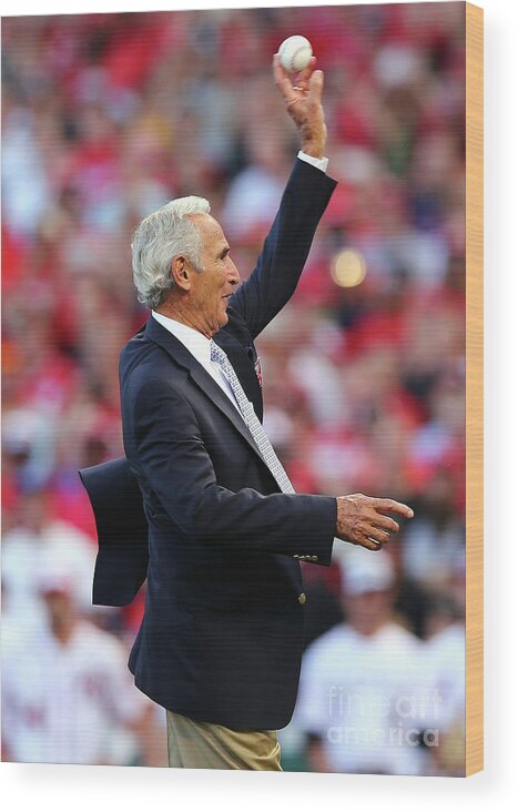 Great American Ball Park Wood Print featuring the photograph Sandy Koufax by Elsa