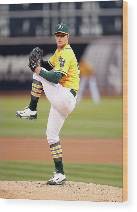 People Wood Print featuring the photograph Sonny Gray by Ezra Shaw