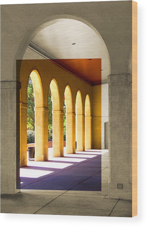 Architecture Wood Print featuring the photograph Spanish Arches by Patrick Malon