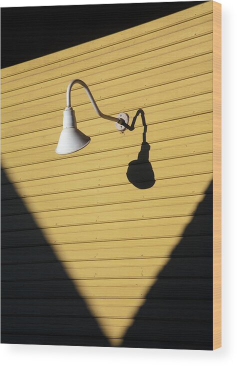 Street Wood Print featuring the photograph Sun Lamp by Dave Bowman