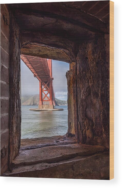 San Francisco Wood Print featuring the photograph The Bay Window by Rand Ningali