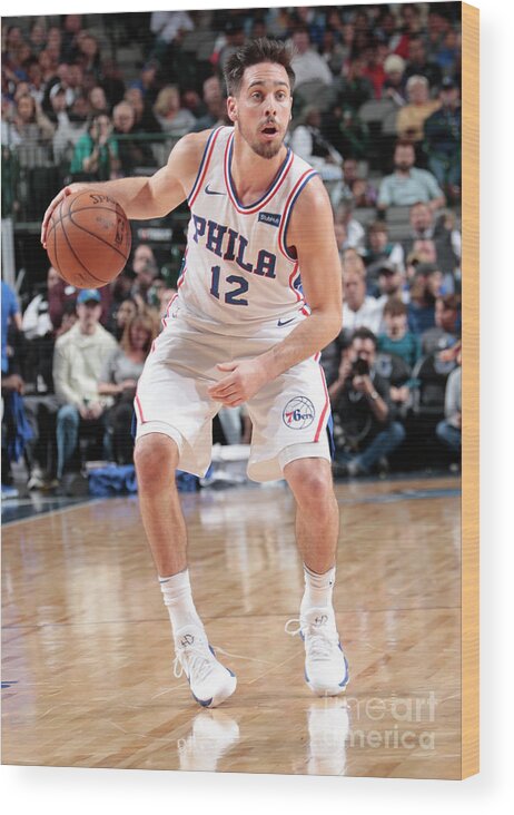 Nba Pro Basketball Wood Print featuring the photograph T.j. Mcconnell by Glenn James