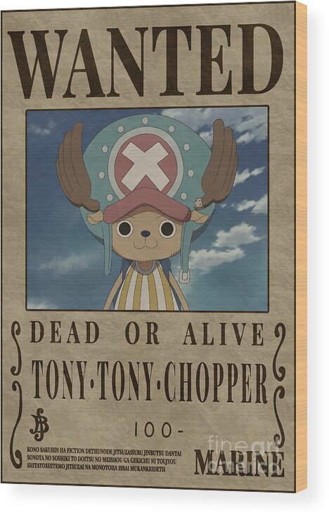 Make One Piece wanted poster online