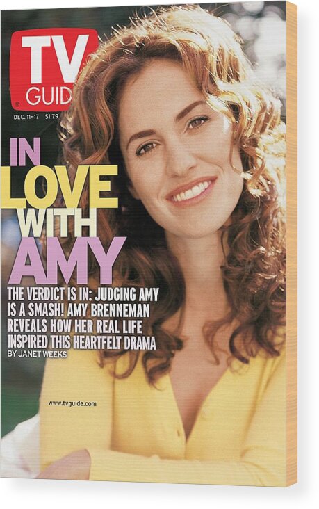 1990s Tv Wood Print featuring the photograph TV Guide TVGC005 H5154 by TV Guide Everett Collection