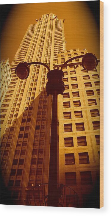 Manhattan Canvas Prints Wood Print featuring the photograph Rockefeller Building in Manhattan by Monique Wegmueller