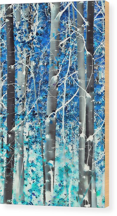 Aspens Wood Print featuring the photograph Lost in a Dream by Don Schwartz