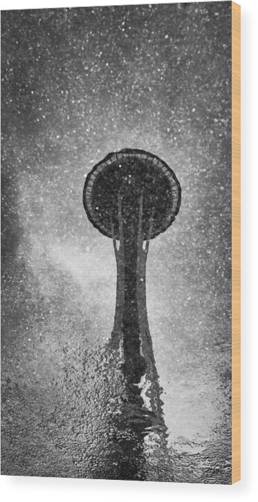 Seattle Wood Print featuring the photograph Space Needle II by Kyle Wasielewski