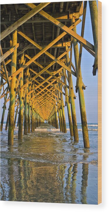 Charleston Wood Print featuring the photograph The Endless Summer by Louis Dallara