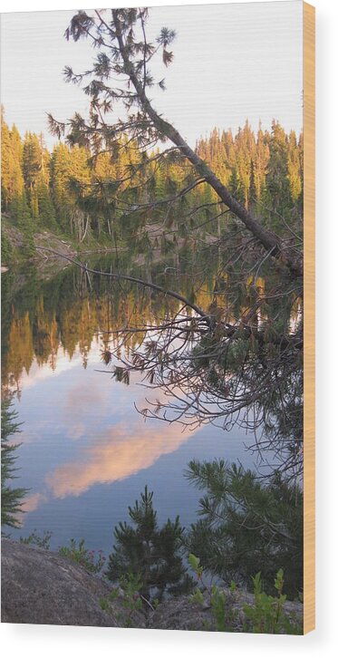 High Lakes Wood Print featuring the photograph Tenas Lakes by Lisa Spencer Osterhoudt