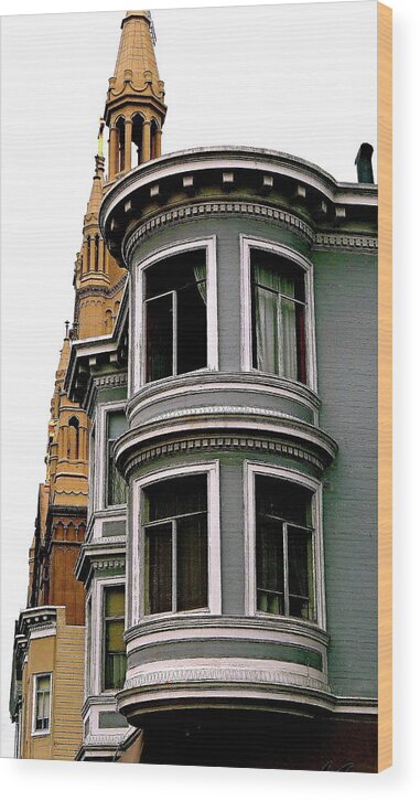 San Francisco Wood Print featuring the photograph Gray By The Bay by Ira Shander