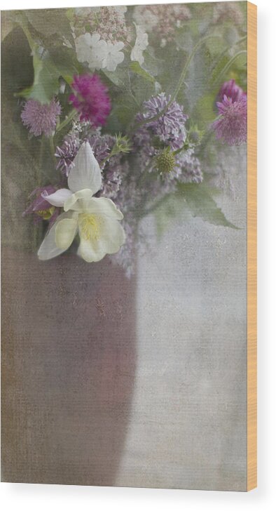 Flowers Wood Print featuring the photograph Inner Glow by Rebecca Cozart
