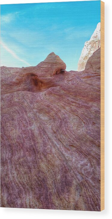 Valley Of Fire Wood Print featuring the photograph Valley of Fire 7 by Brook Burling