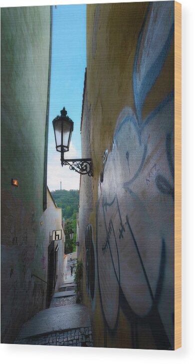 Uvoz Wood Print featuring the photograph Narrow Uvoz Alley by Owen Weber