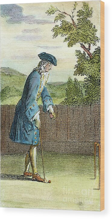 1717 Wood Print featuring the photograph Pall Mall, 1717 by Granger