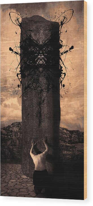 Oppression Wood Print featuring the photograph The Gate of Oppression by John Magnet Bell