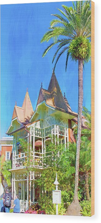 Magic Kingdom Wood Print featuring the photograph A Day in Adventureland by Mark Andrew Thomas