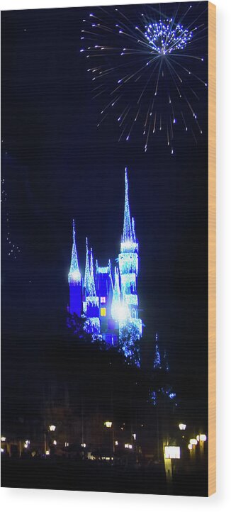 Magic Kingdom Wood Print featuring the photograph Disney's Magic Moments by Mark Andrew Thomas