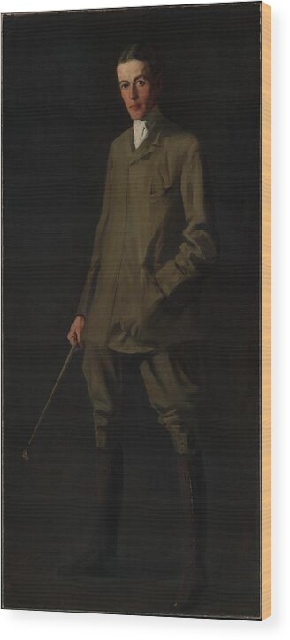 Robert Henri F Ambrose Clark Wood Print featuring the painting F Ambrose Clark by Robert Henri