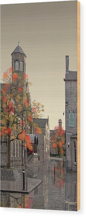 Lancaster Wood Print featuring the digital art Sulyard Street from Dalton Square by Joe Tamassy