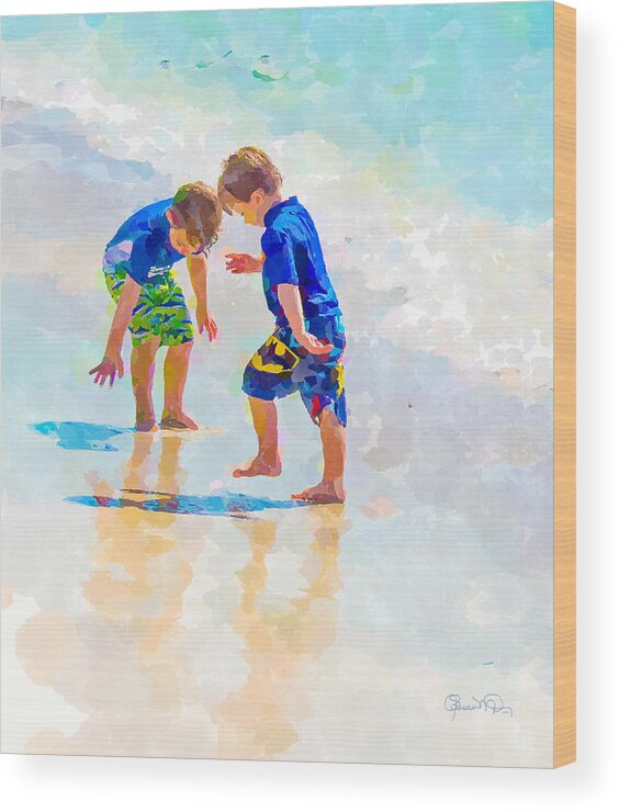 A Summer To Remember Iv Wood Print featuring the photograph A Summer to Remember IV by Susan Molnar