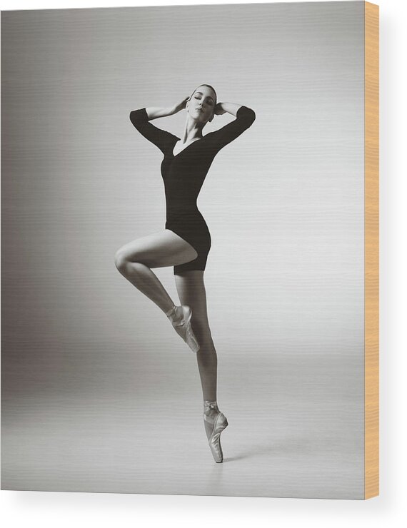 Ballet Dancer Wood Print featuring the photograph Modern Dancer by Lambada