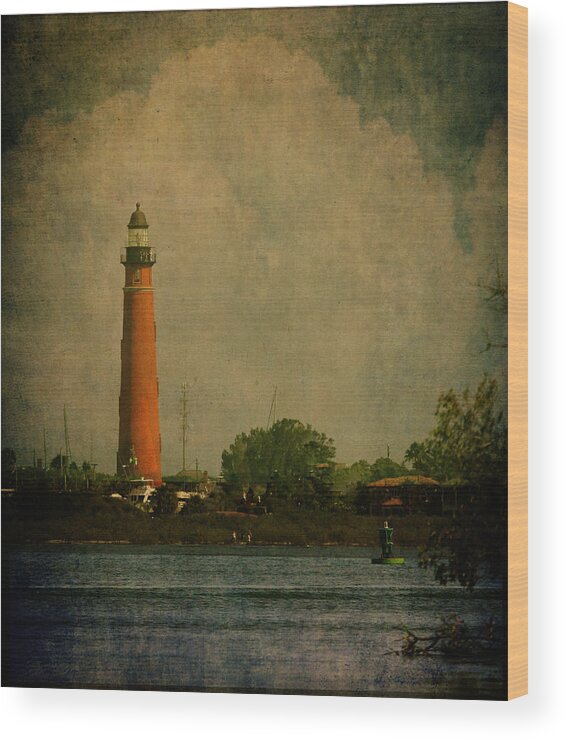 Ponce De Leon Lighthouse Wood Print featuring the photograph Ponce De Leon Light house by Dorothy Cunningham