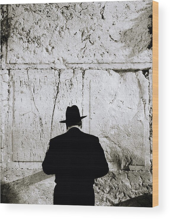 Jerusalem Wood Print featuring the photograph Inspirational Prayer by Shaun Higson