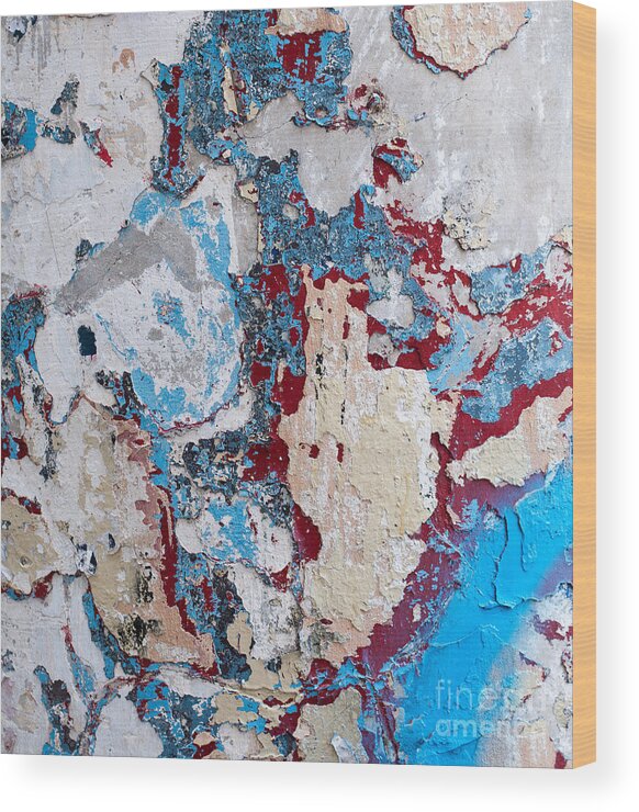 Weathered Wood Print featuring the photograph Weathered Wall 02 by Rick Piper Photography