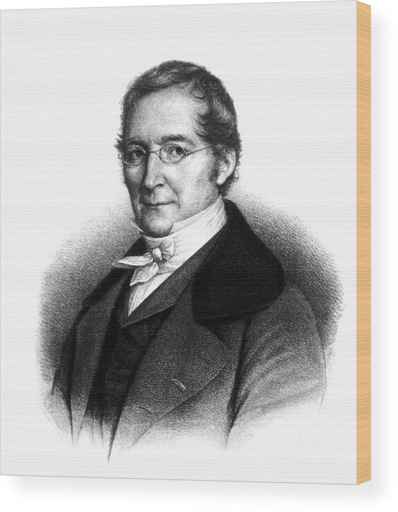 Science Wood Print featuring the photograph Joseph Gay-lussac, French Chemist #3 by Science Source
