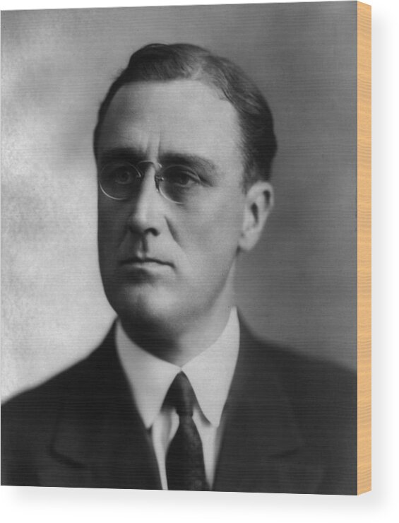 franklin Delano Roosevelt Wood Print featuring the photograph Franklin Delano Roosevelt by International Images