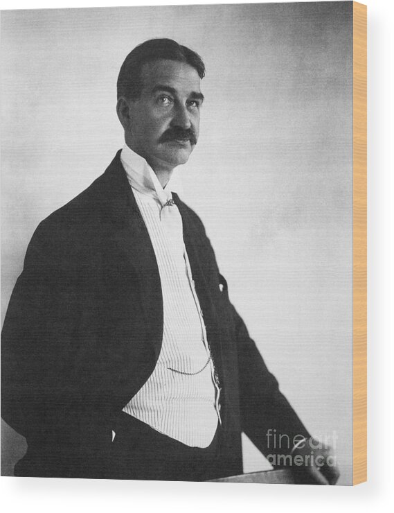 1908 Wood Print featuring the photograph Lyman Frank Baum by Granger