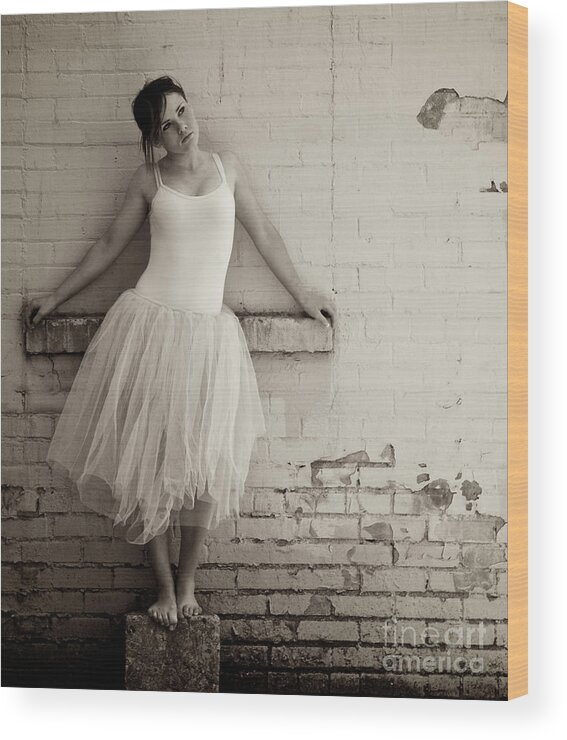 Ballet Dancer Wood Print featuring the photograph The Next Dance by Sherry Davis