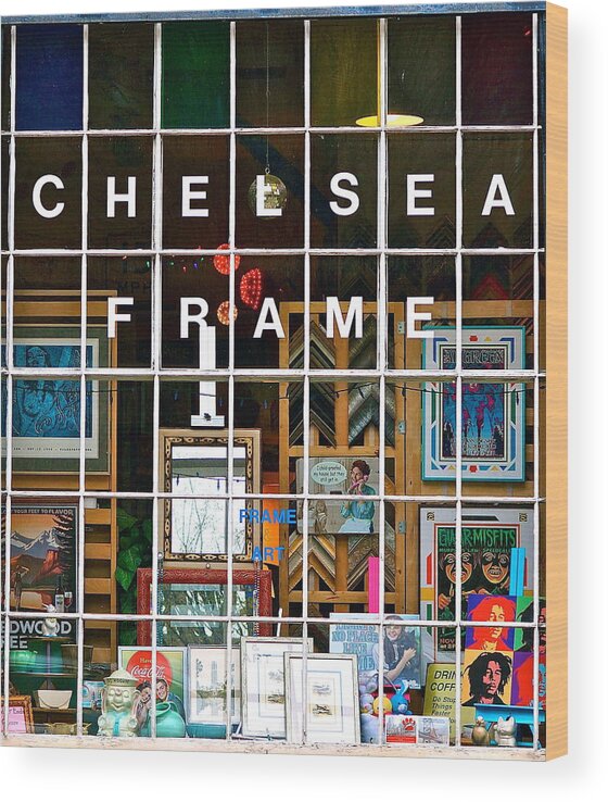Philadelphia Facades Wood Print featuring the photograph Chelsea Frame by Ira Shander