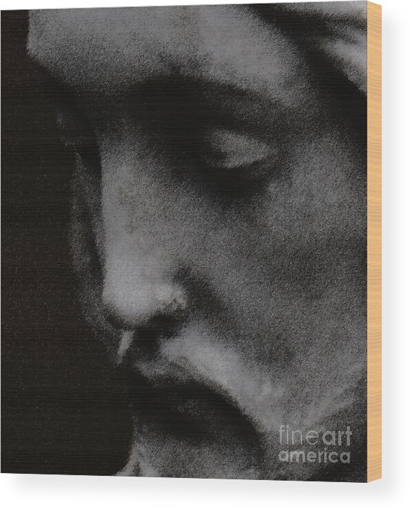Statuary Wood Print featuring the photograph Gethsemane by Linda Shafer