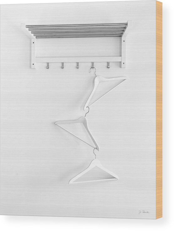 Hangers Wood Print featuring the photograph Hangers No. 2 by Joe Bonita