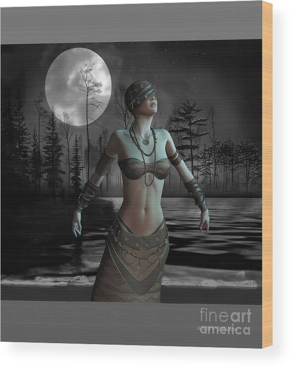 Coming Soon Wood Print featuring the digital art Spoils Of War by Barbara Milton