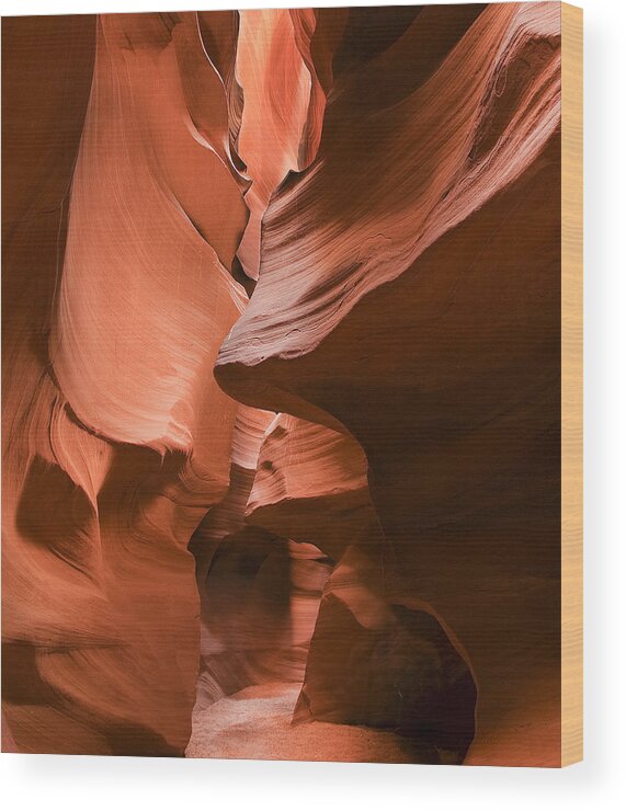 Slot Canyon Wood Print featuring the photograph The Maze by Scott Read