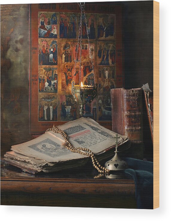 Religion Wood Print featuring the photograph From The Depths Of Centuries #1 by Andrey Morozov