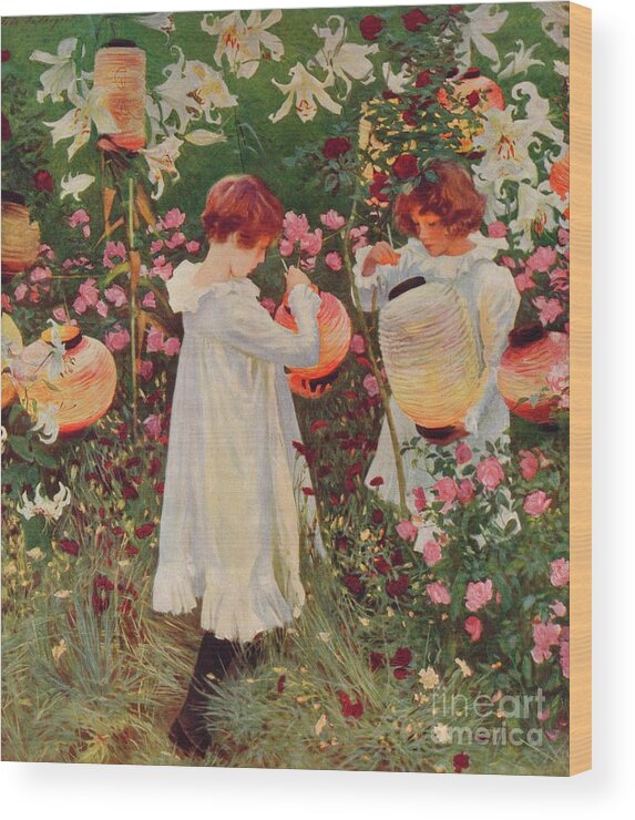 Event Wood Print featuring the drawing Carnation, Lily, Lily, Rose, 1885-86 by Print Collector
