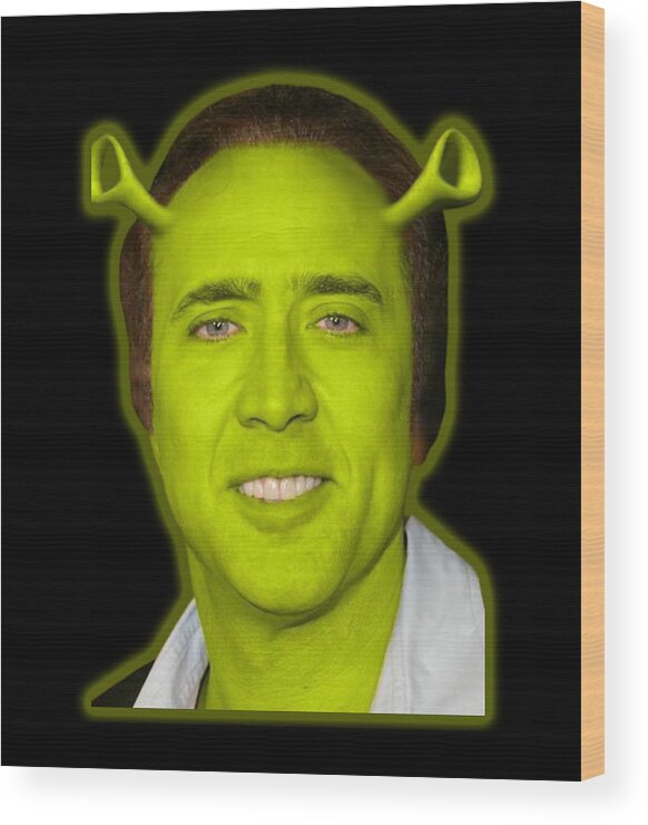 Shrek And Nicolas Cage Face Mugs