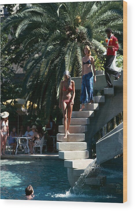 People Wood Print featuring the photograph Habitation Leclerc by Slim Aarons