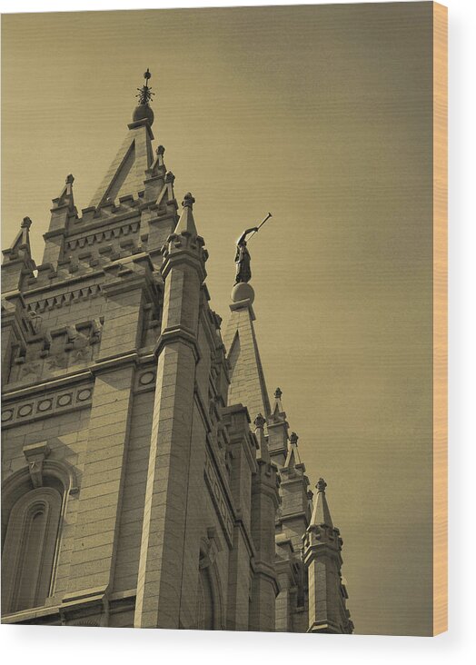 The Church Of Jesus Christ Of Latter-day Saints Wood Print featuring the photograph Behold I speak unto you #1 by Joshua House