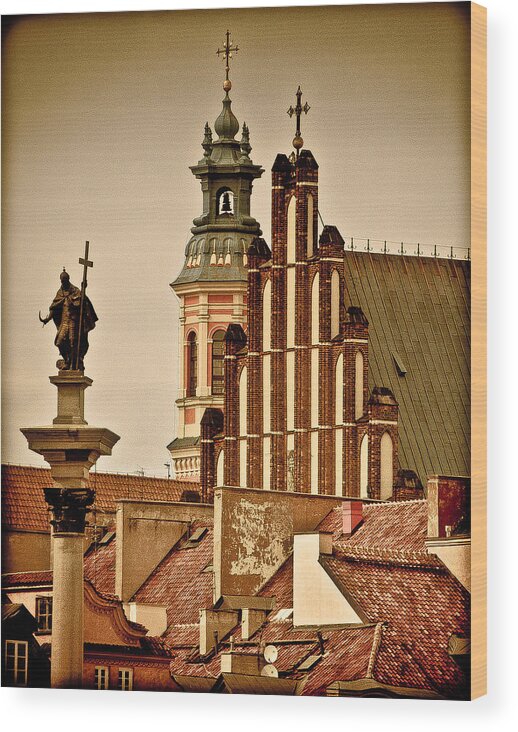 Warsaw Wood Print featuring the photograph Warsaw by Mark Forte