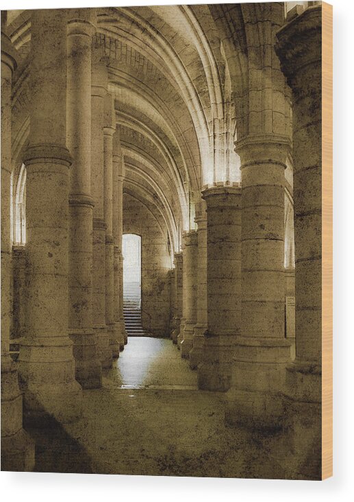 France Wood Print featuring the photograph Paris, France - Conciergerie - Exit by Mark Forte