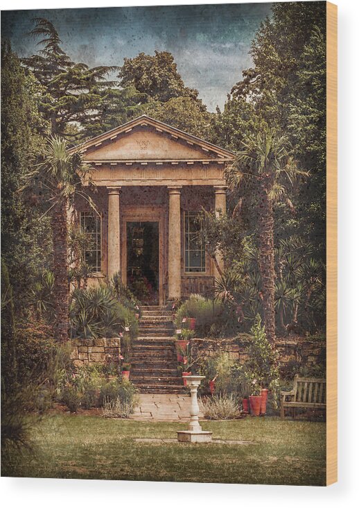 England Wood Print featuring the photograph Kew Gardens, England - King William's Temple by Mark Forte