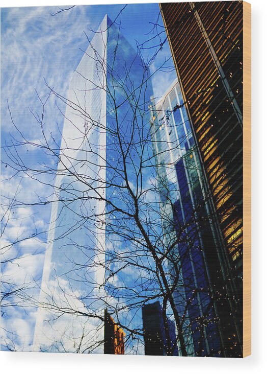 Leica M9 Wood Print featuring the photograph Blue... New York by Eugene Nikiforov