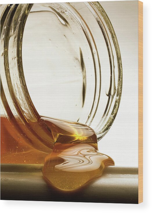 Still Life Wood Print featuring the photograph Honey by John Manno