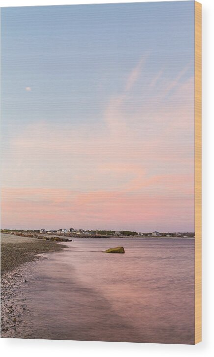 Westport Wood Print featuring the photograph Westport Sunset #1 by Bryan Bzdula