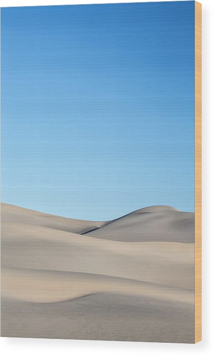 Vertical Wood Print featuring the photograph Desert Calm by Jon Glaser